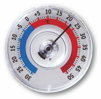 Window thermometer analog