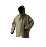 Dolfing green rain jacket