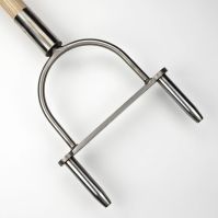 Hollow tine lawn aerator
