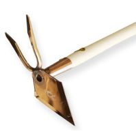 Copper Long Handled Twin Head Hoe 'Phoenix'