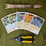 Flower Gift Set seeds Copper Harvesting scissors