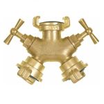 Geka Brass Two Way Valve with Taps
